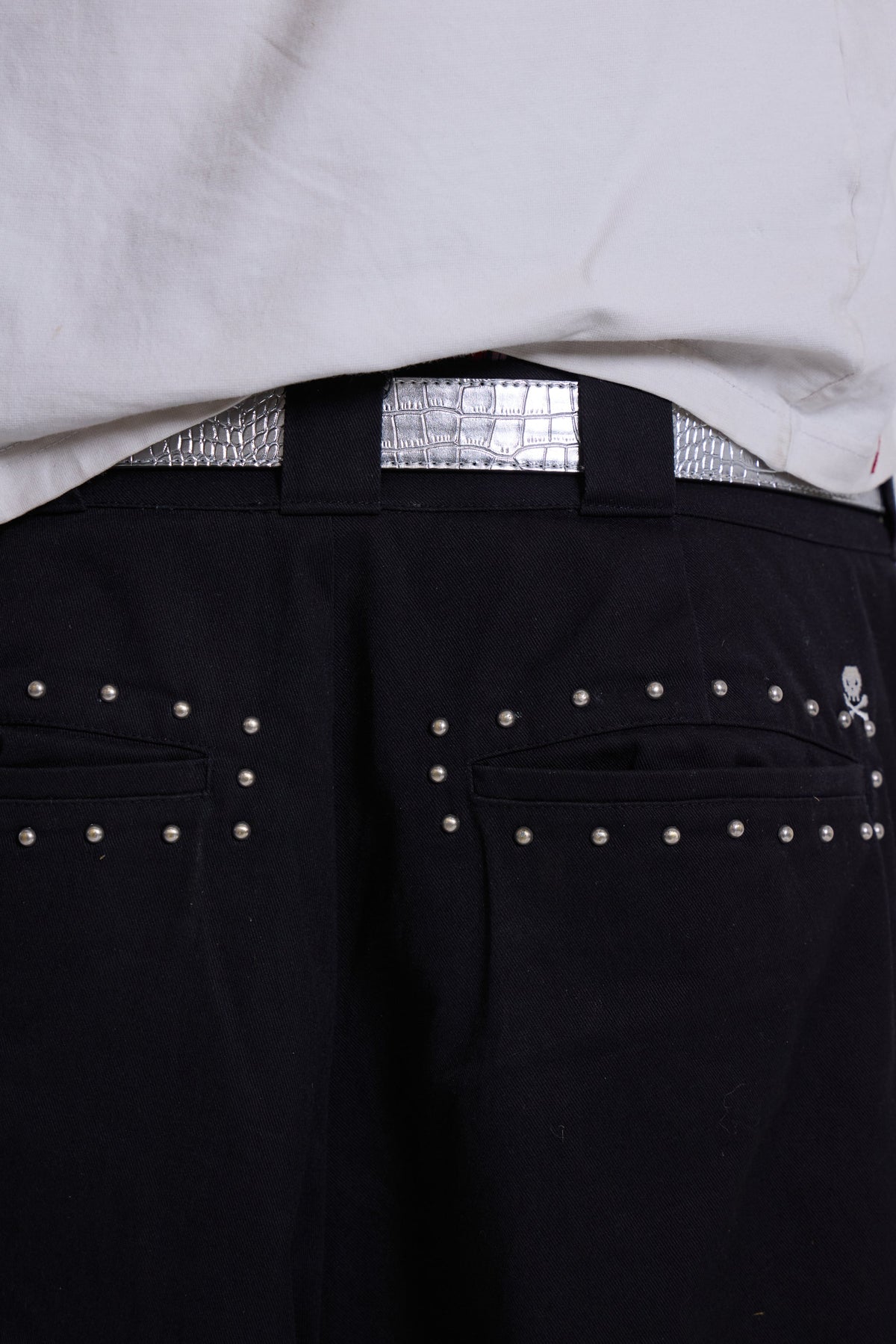 Silver Gator Belt