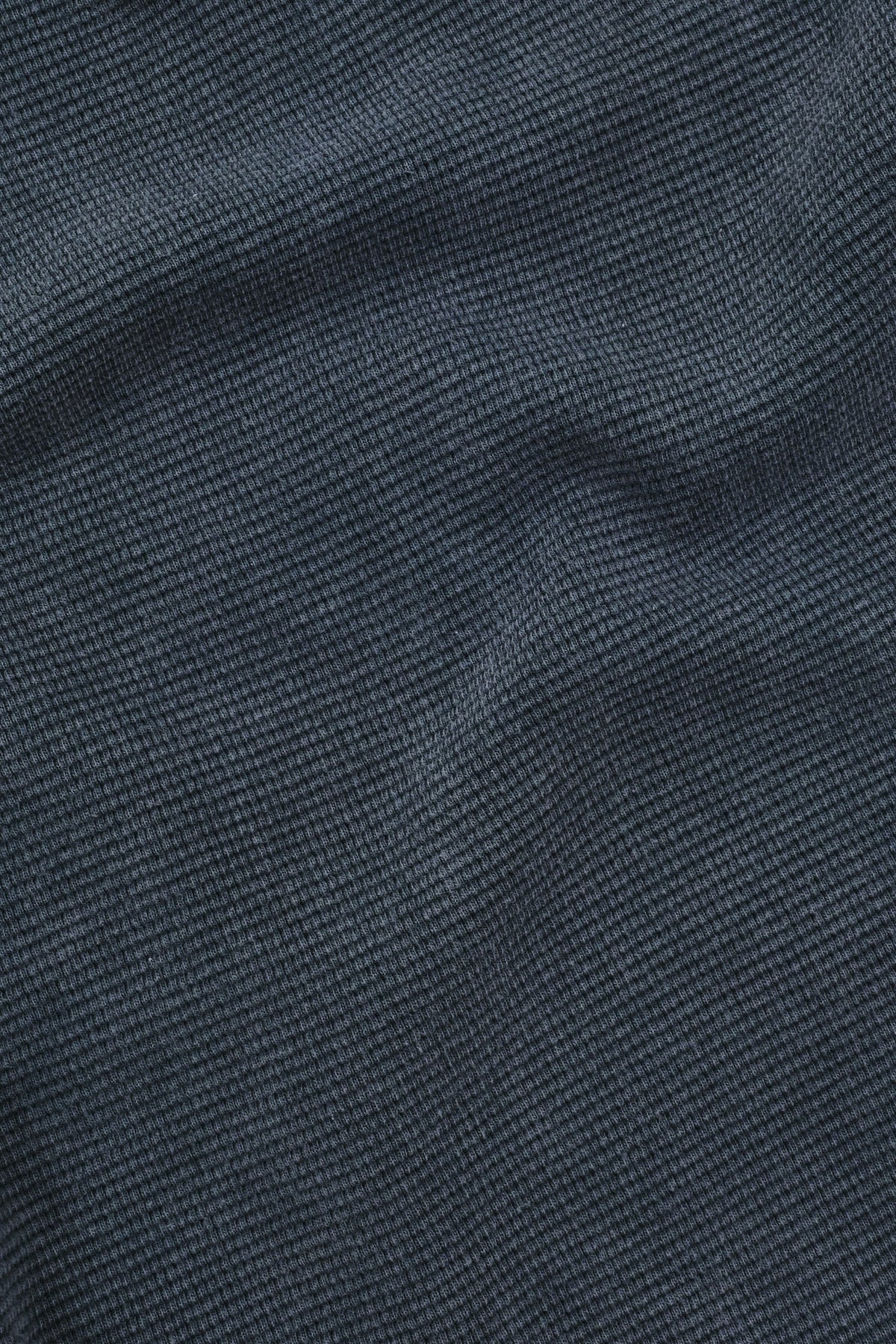 Charcoal Waffle Henley Top