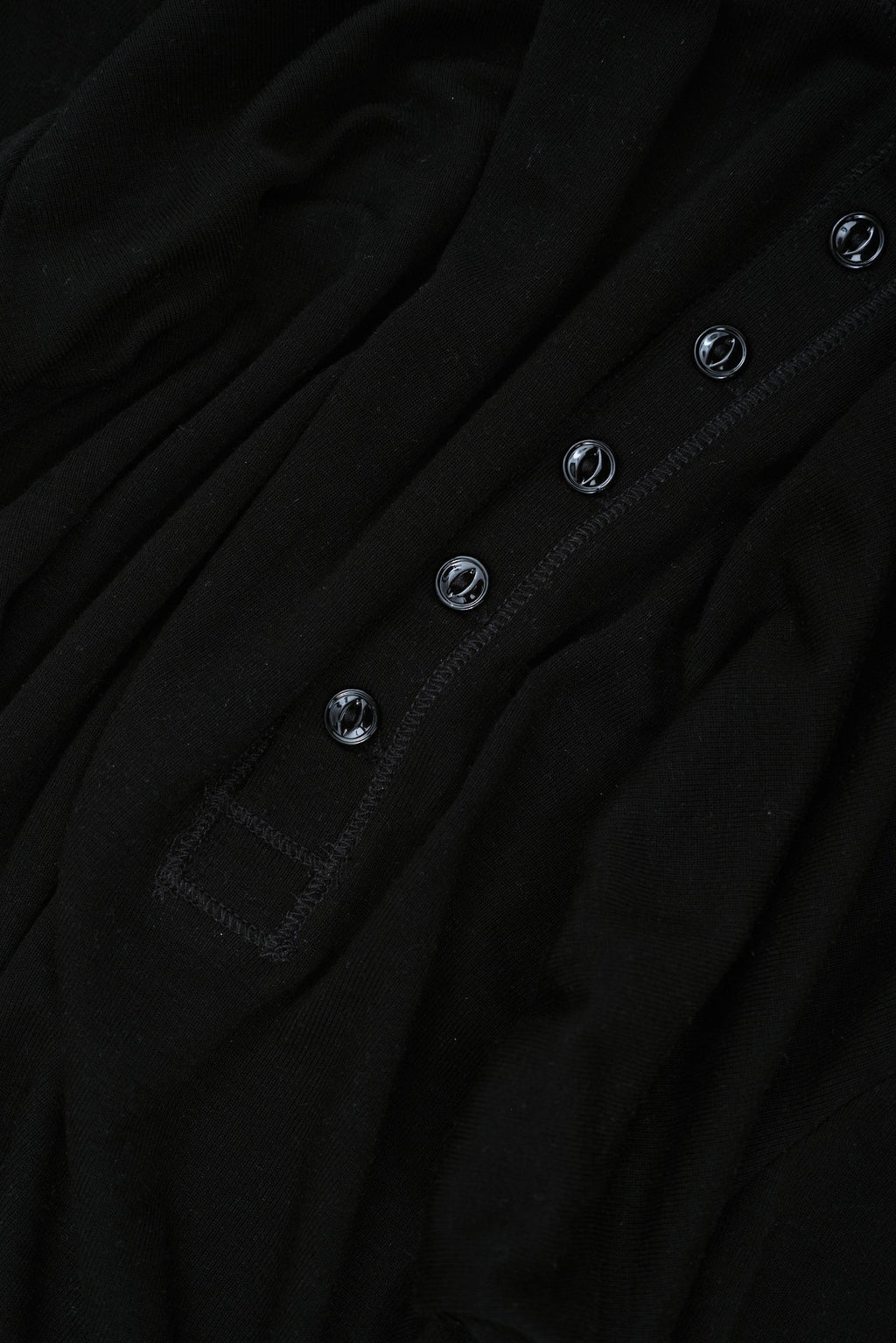 Black Haze Henley Top