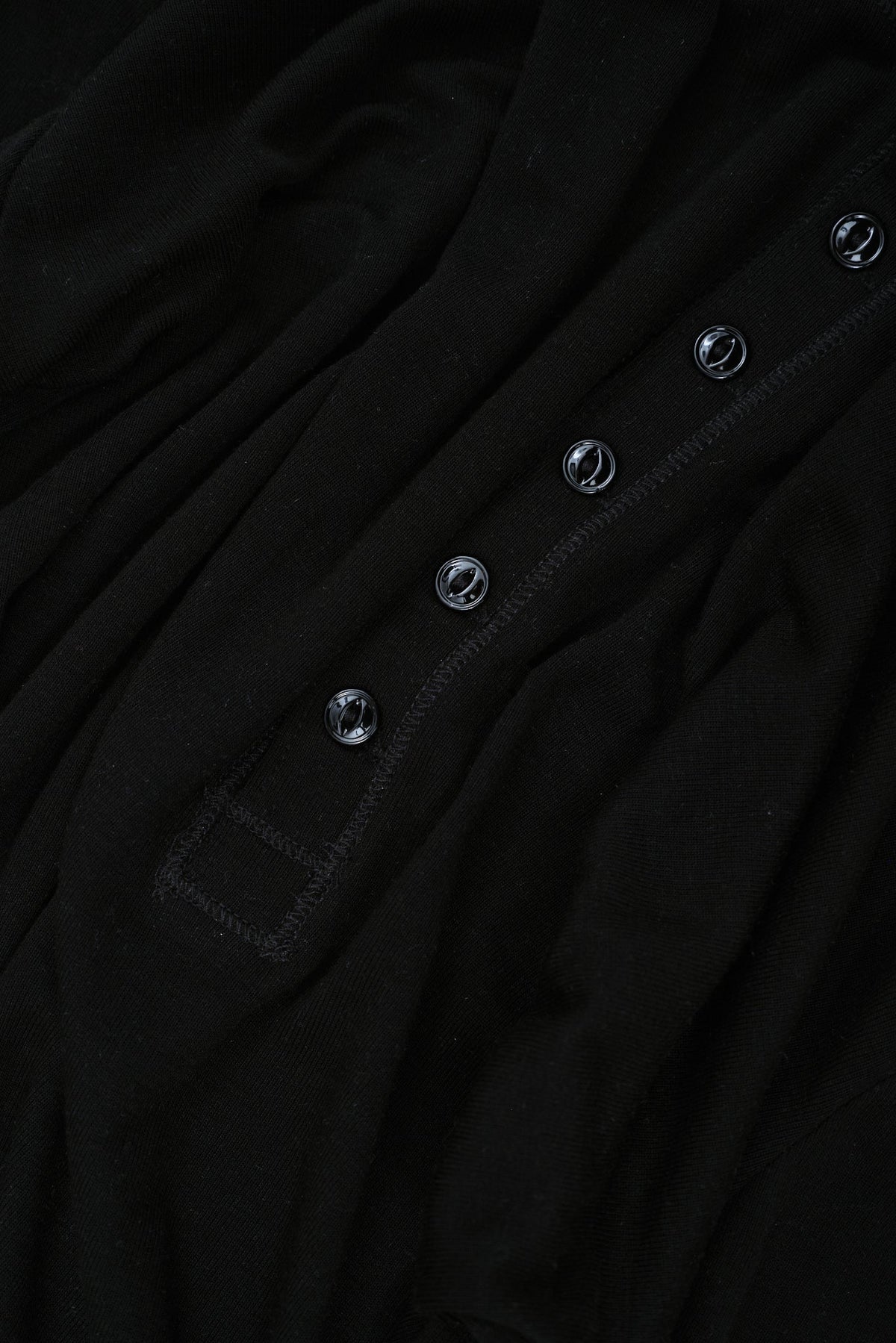 Black Haze Henley Top