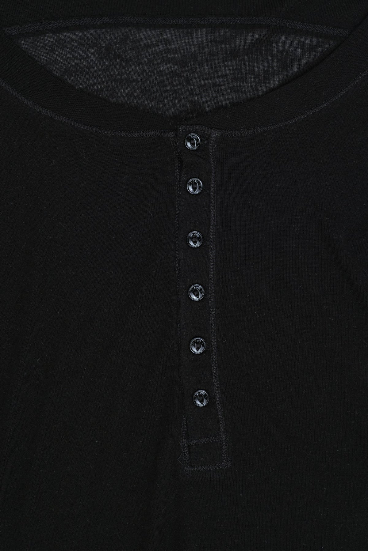 Black Haze Henley Top