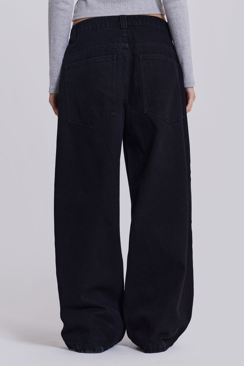 Solid Black Colossus Jeans