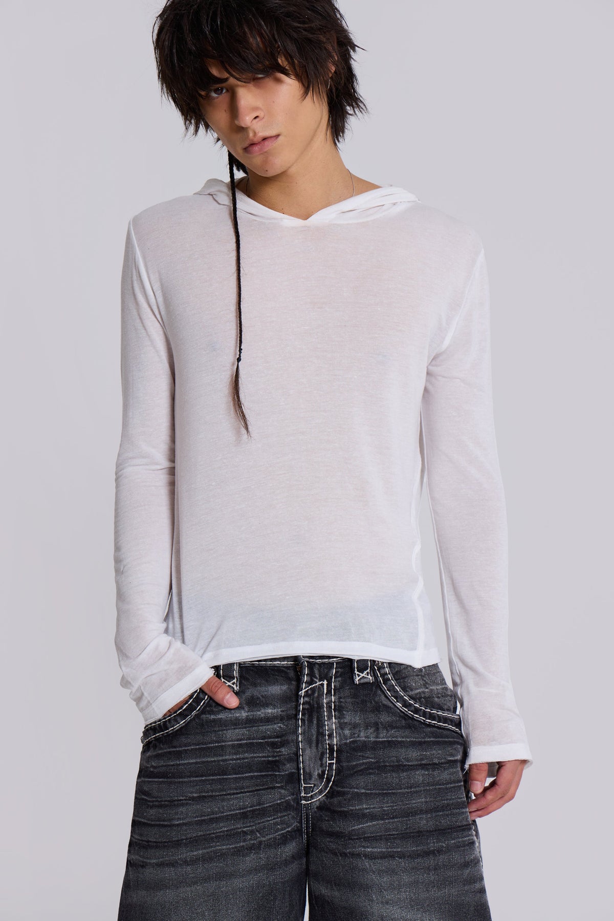 Sudadera con capucha Marl Mist blanca