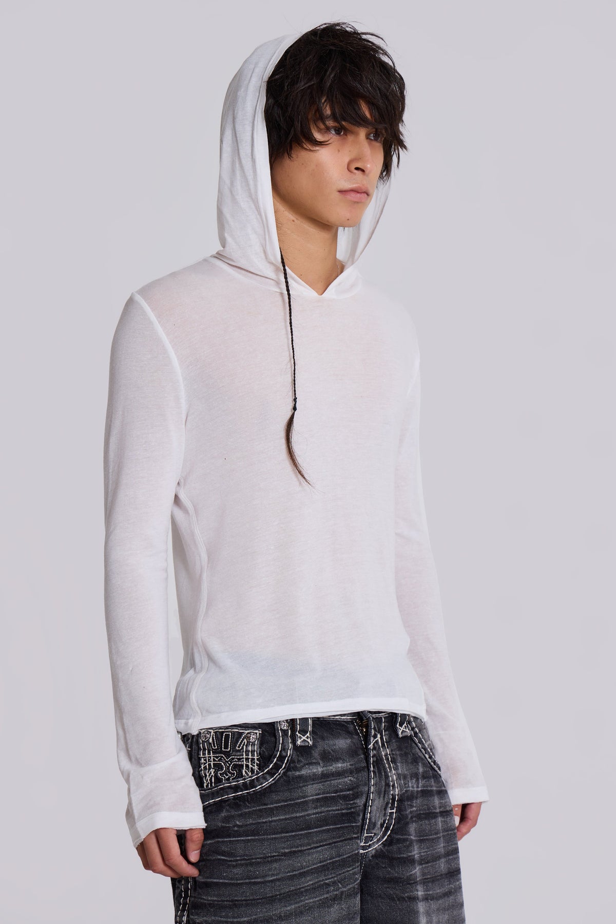 Sudadera con capucha Marl Mist blanca