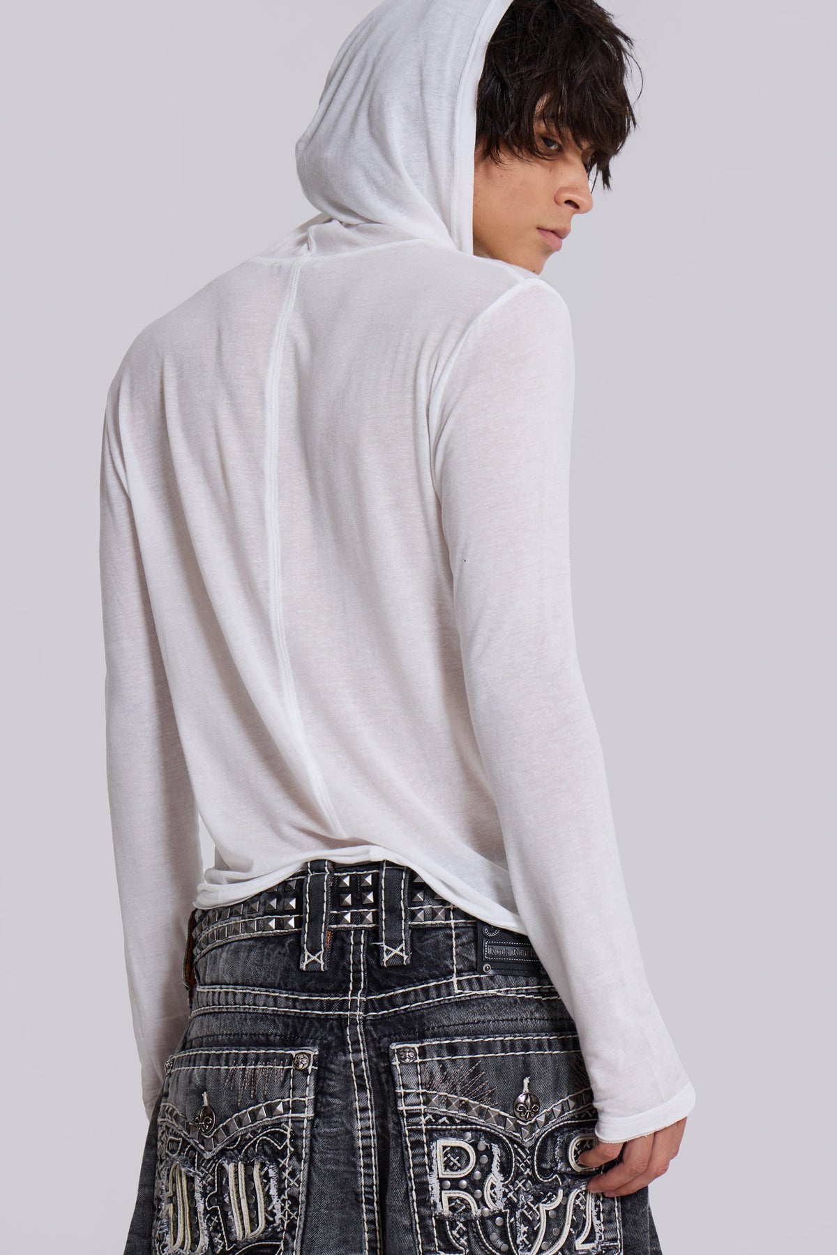 Sudadera con capucha Marl Mist blanca