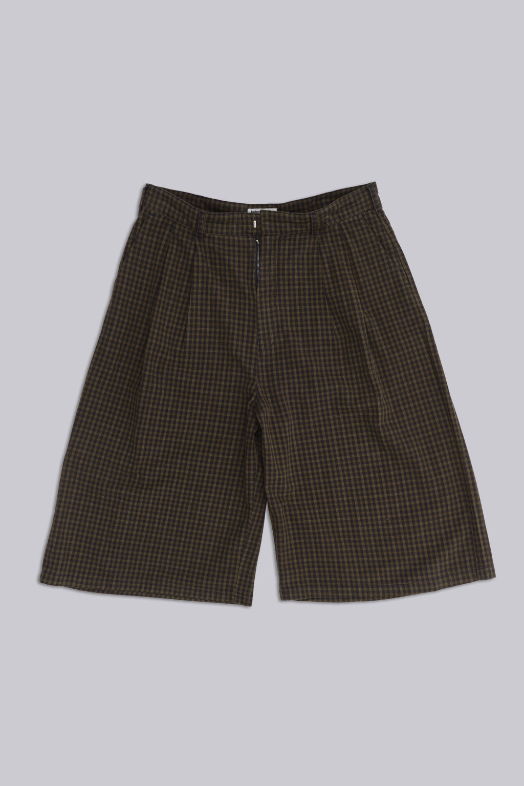 Shorts XL Goliath de cuadros marrones
