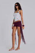 Anirae Macrame Mini Shorts