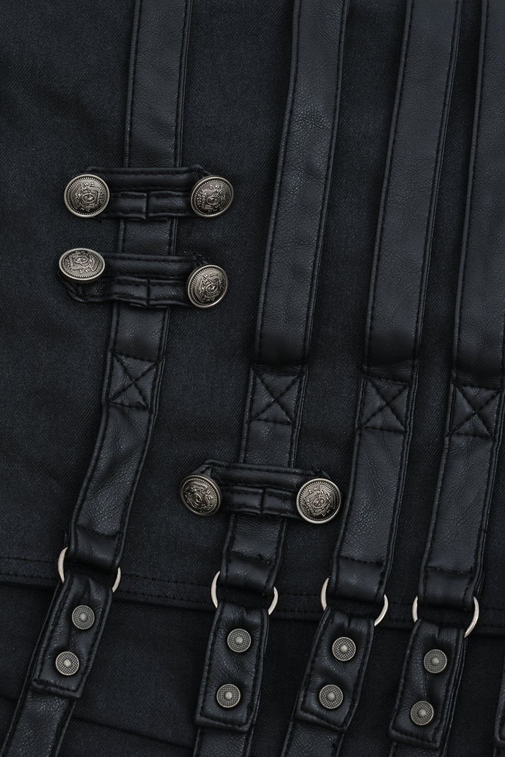 Drummer Coated Denim Satchel Bag