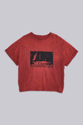Quasi Red Cropped T-Shirt