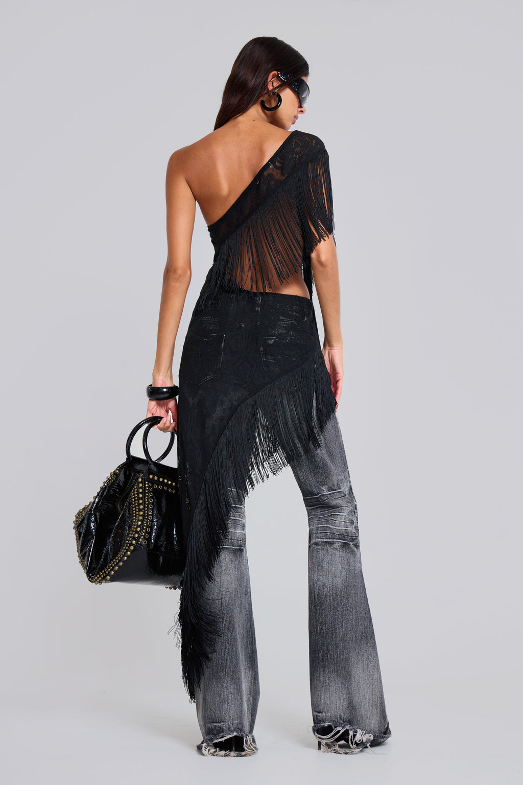 Vaqueros bootcut Drift negro lavado