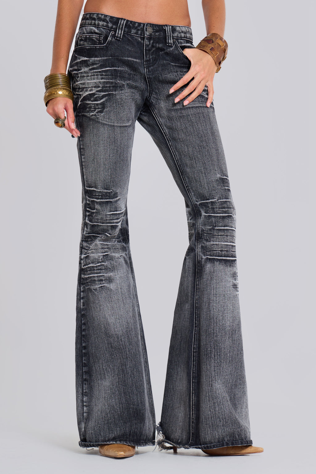 Vaqueros bootcut Drift negro lavado