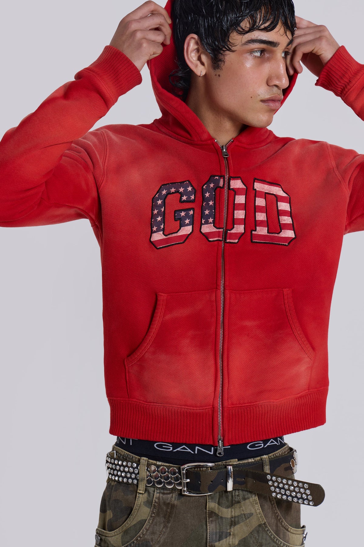 Sudadera con capucha 'GOD' Mini Monster