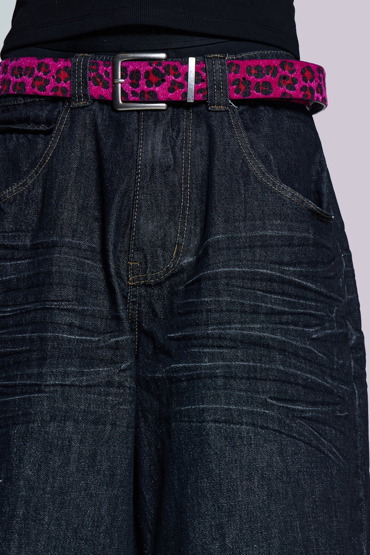 Creased Indigo Colossus Jorts