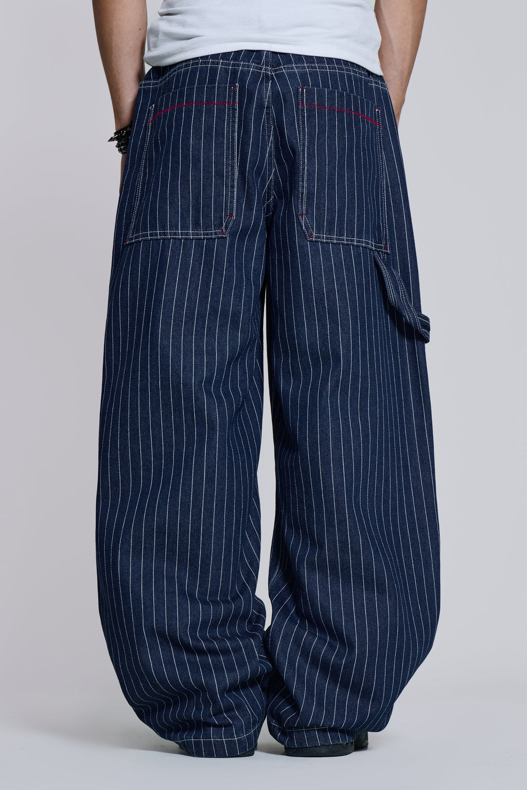 Navy Ollie Pinstripe XL Colossus Jeans