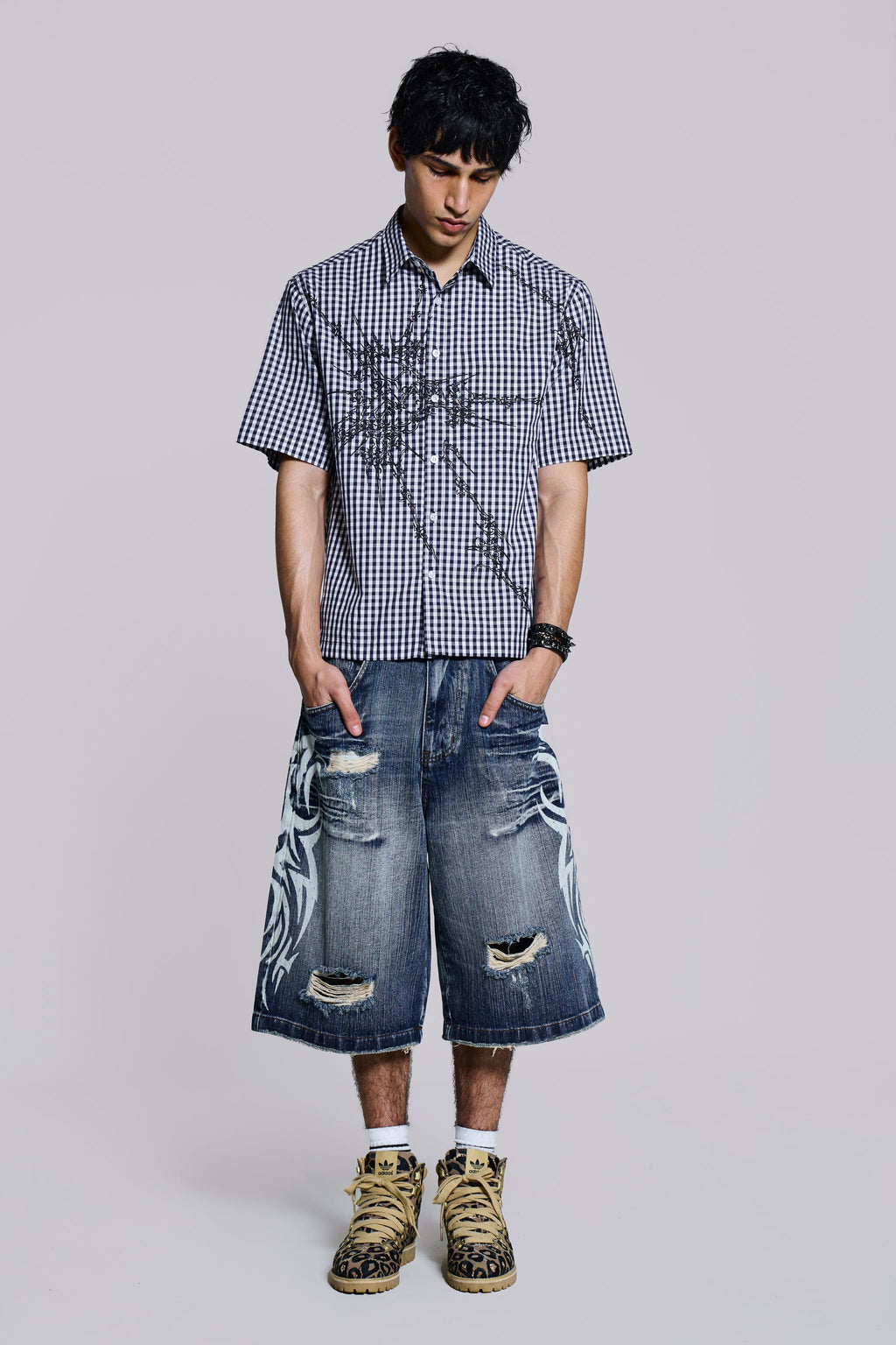 Blue Atom Checked Shirt