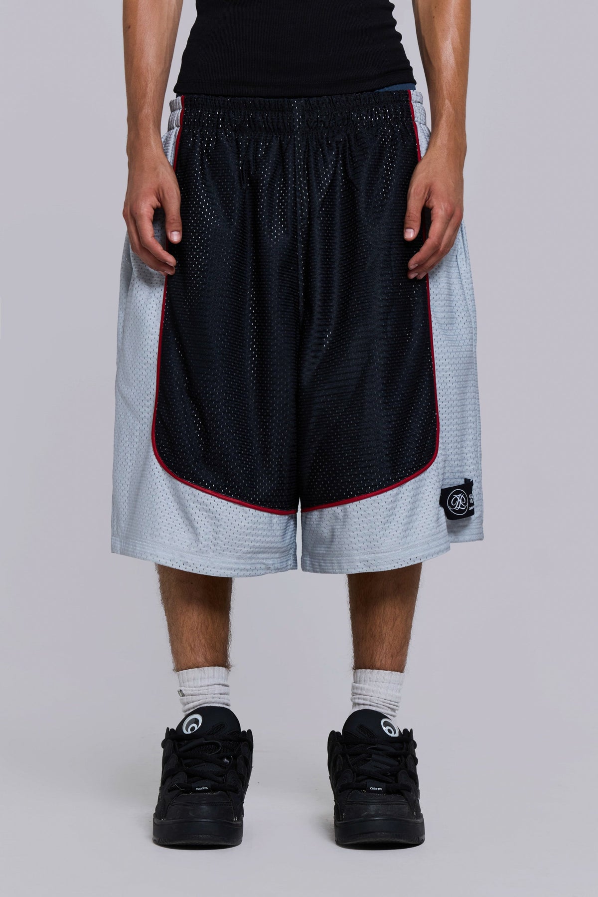Shorts Court de rejilla de baloncesto negros