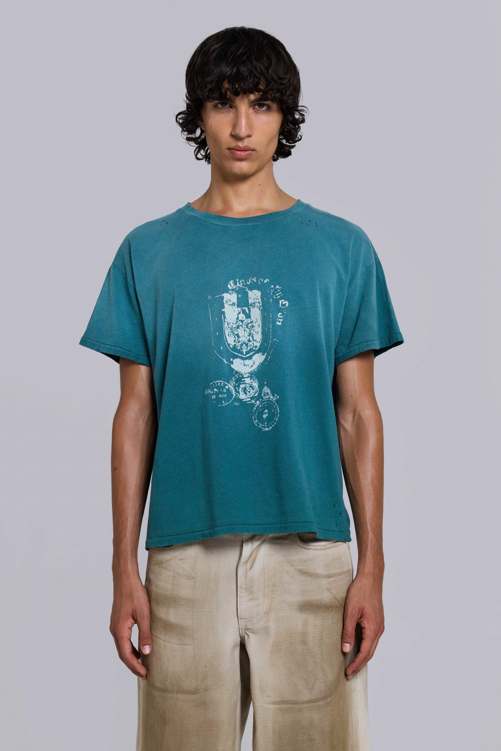 Emblem Cropped T-Shirt