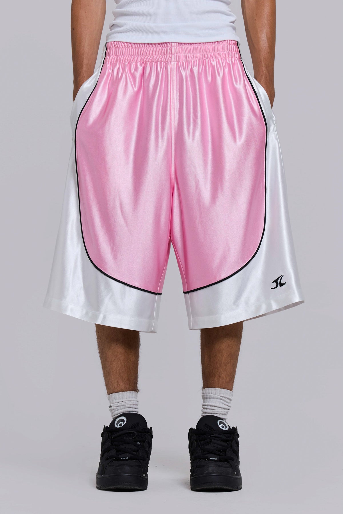 Shorts Court de baloncesto rosa