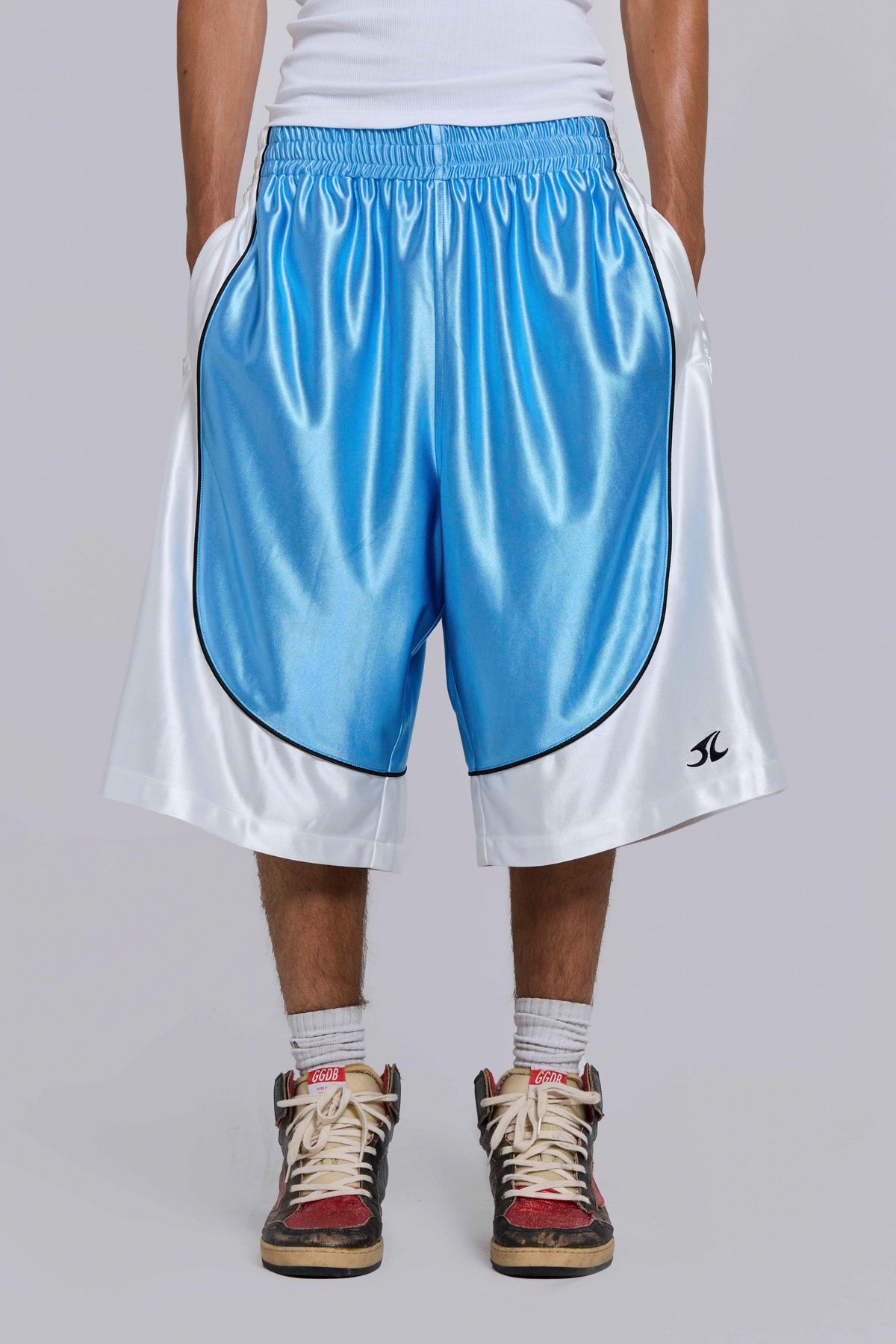 Shorts Court de baloncesto azules