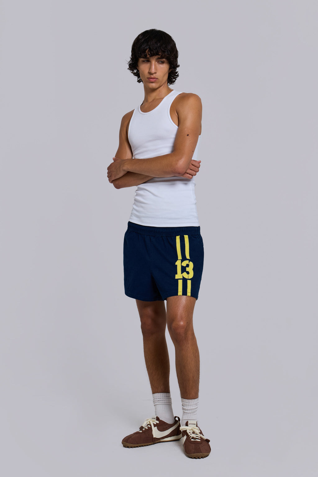 Navy Runner 13 Shorts