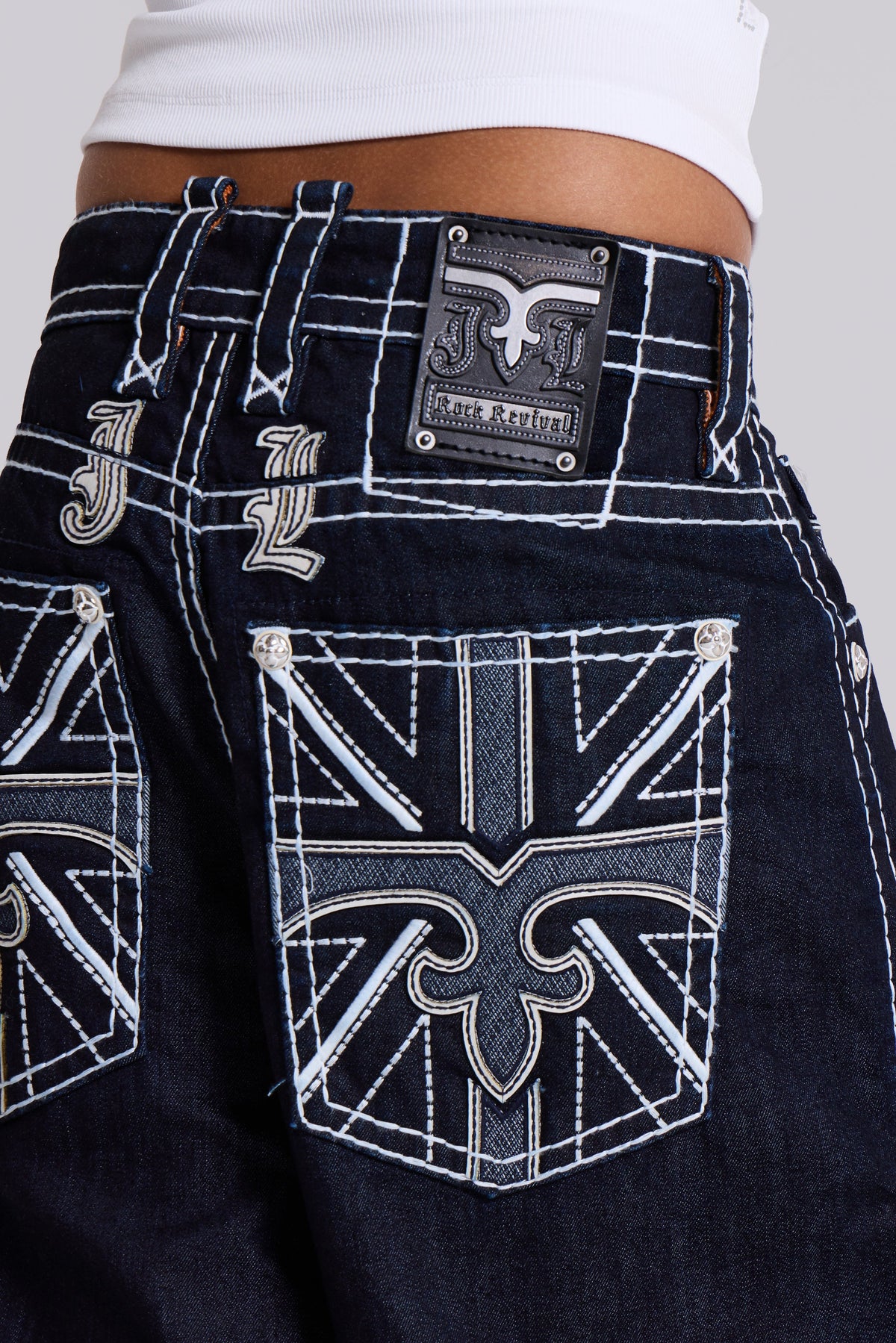 Bermudas vaqueras Rock Revival River Colossus