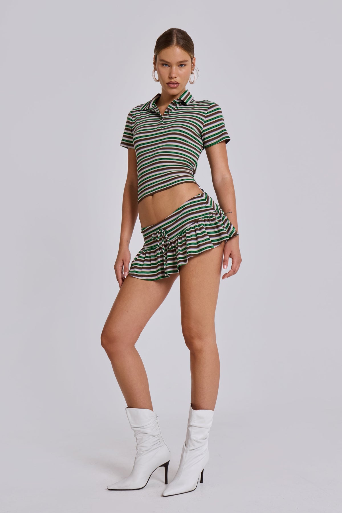 Mila Stripe Polo Shirt