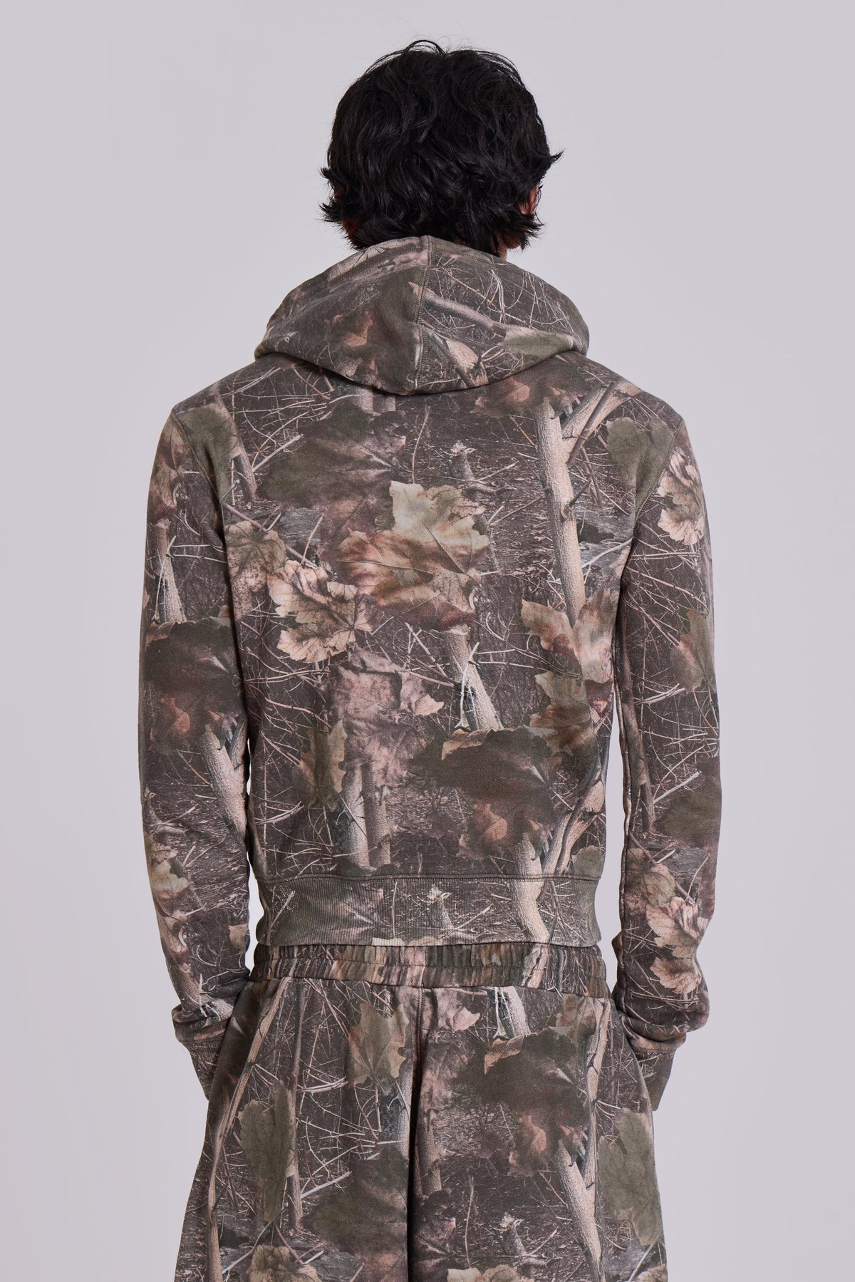 Sudadera con capucha Woodland Monster mini camuflaje