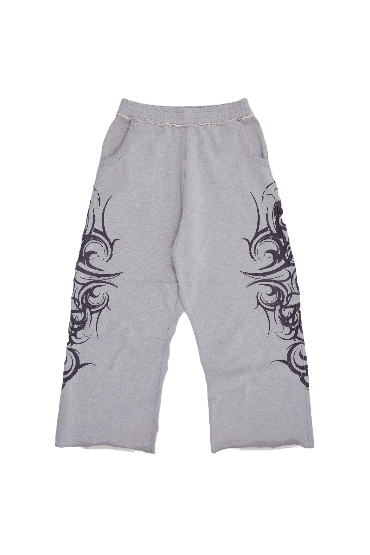 Grey Baggy Blade Joggers