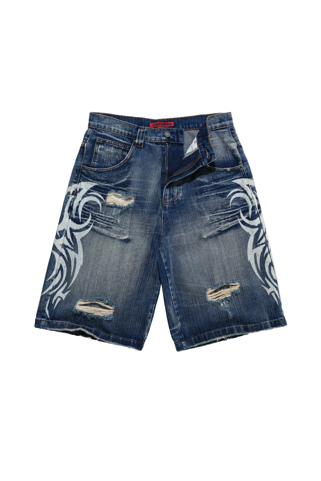 Light Wash Blade Colossus Jorts