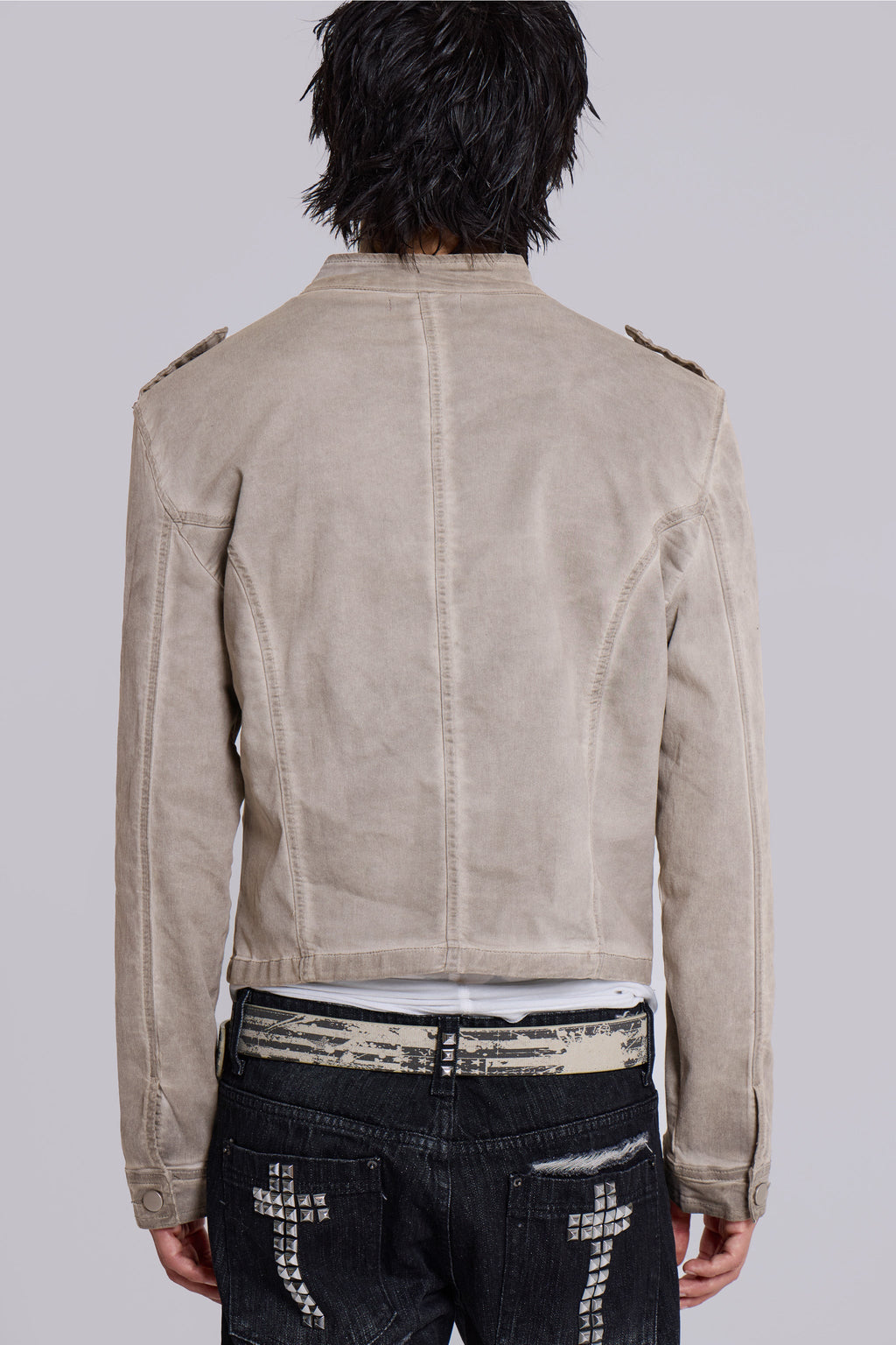 Rebel Military Jacket in Clay