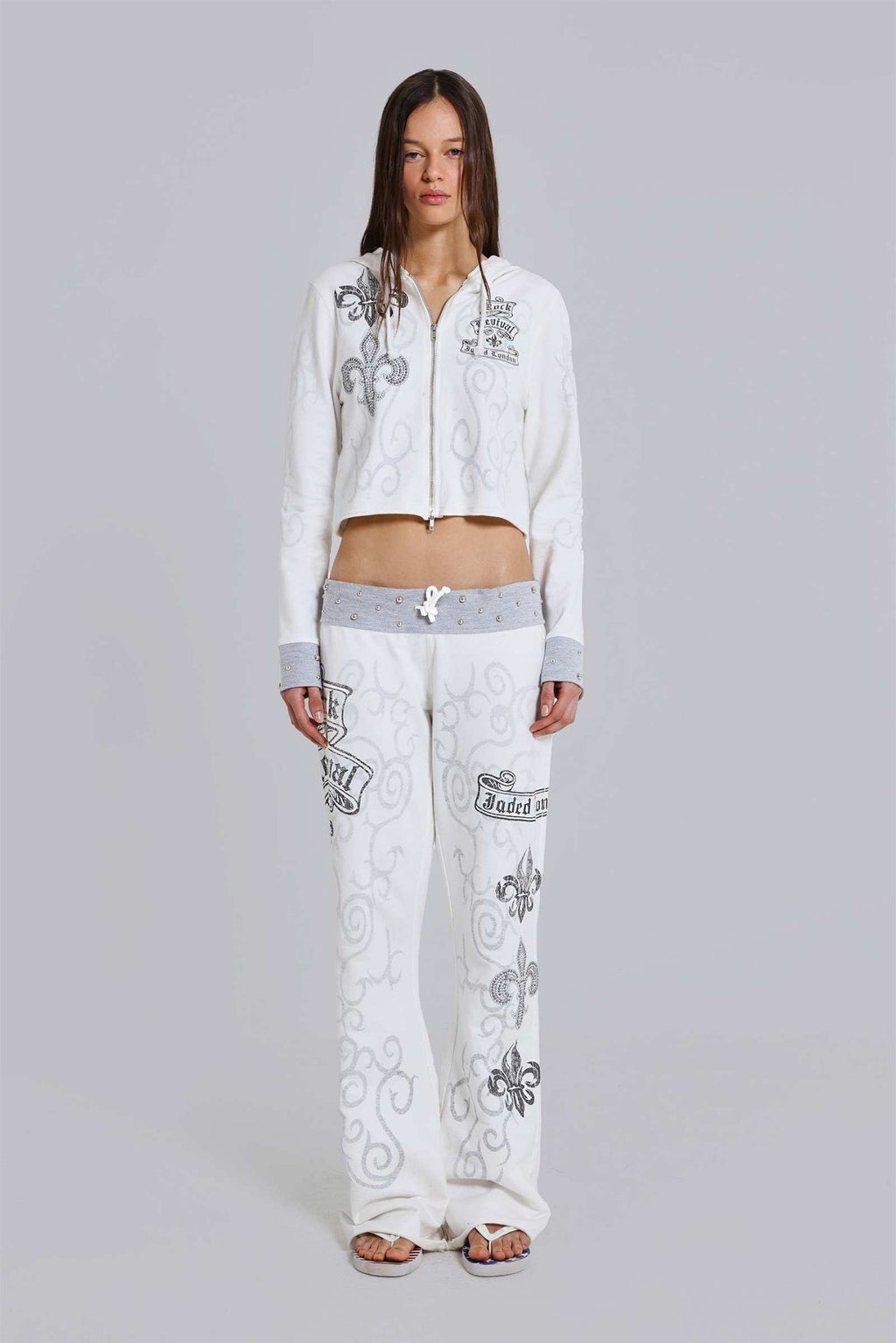 Rock Revival Graphic Studded Hoodie