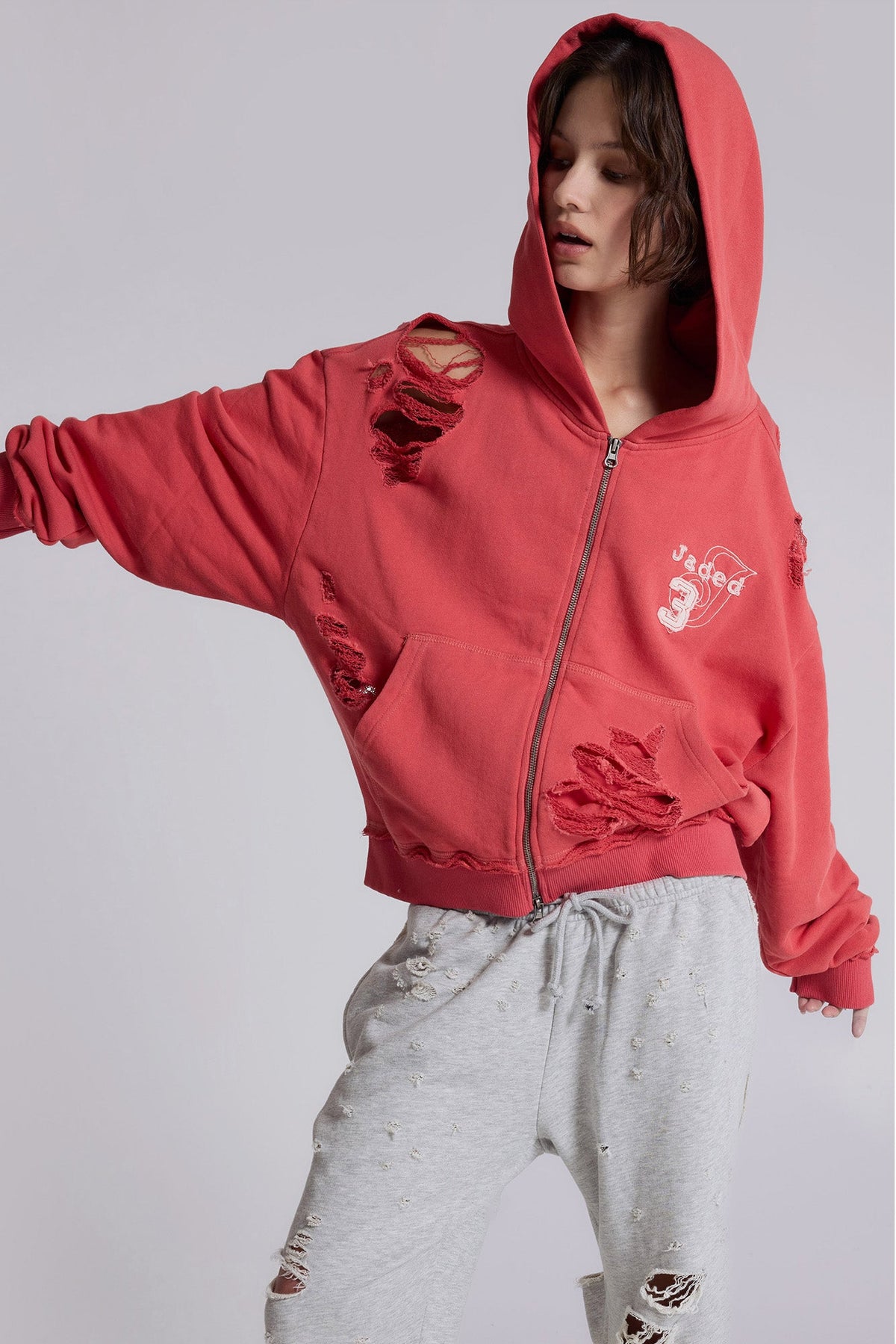 Distressed Monster Hoodie