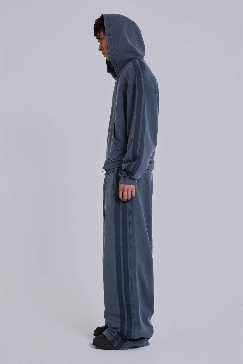 Sporty Baggy Monster Hoodie – Blue