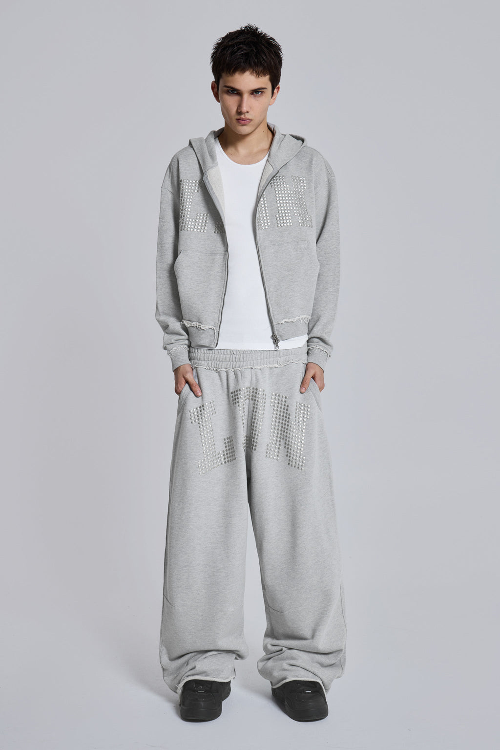 LDN Stud Oversized Joggers