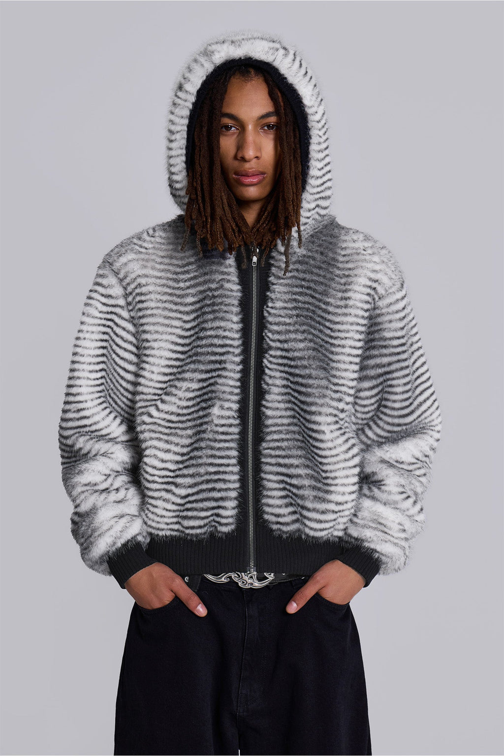 White Bear Faux Fur Jacket