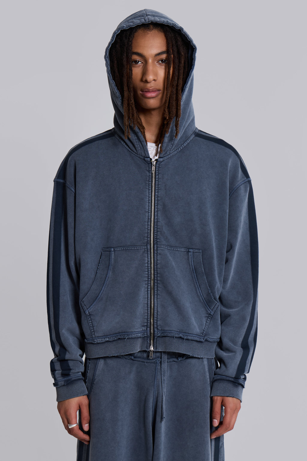 Sporty Baggy Monster Hoodie – Blue
