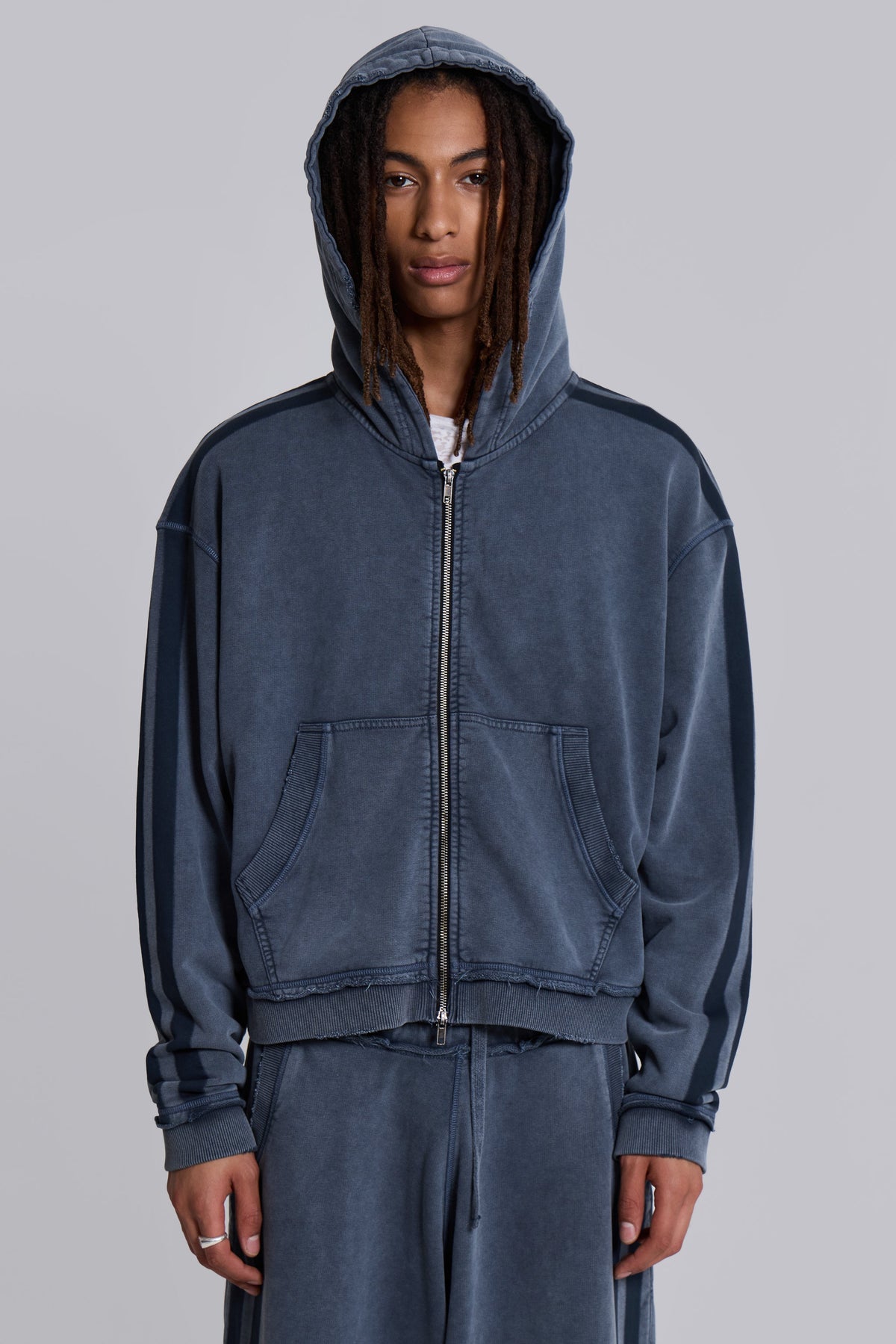 Sporty Baggy Monster Hoodie – Blue