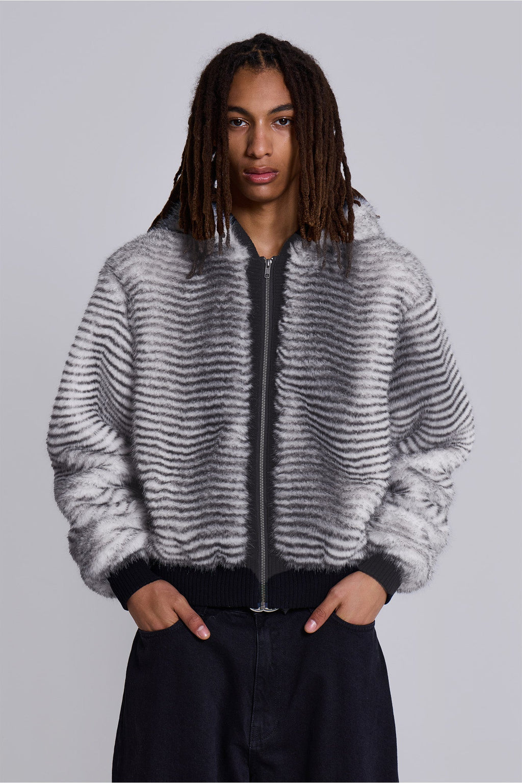 White Bear Faux Fur Jacket