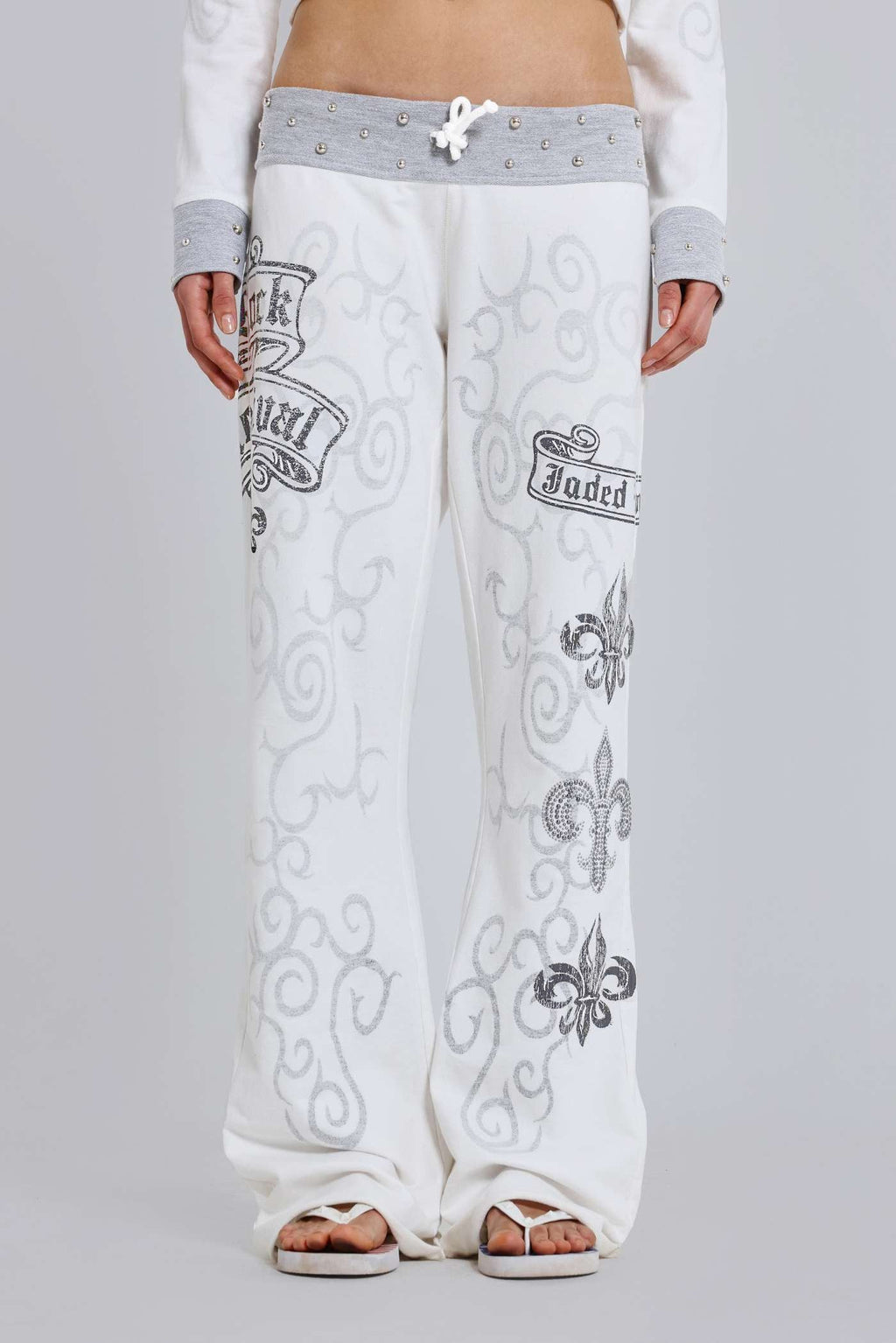 Rock Revival Graphic Studded Joggers