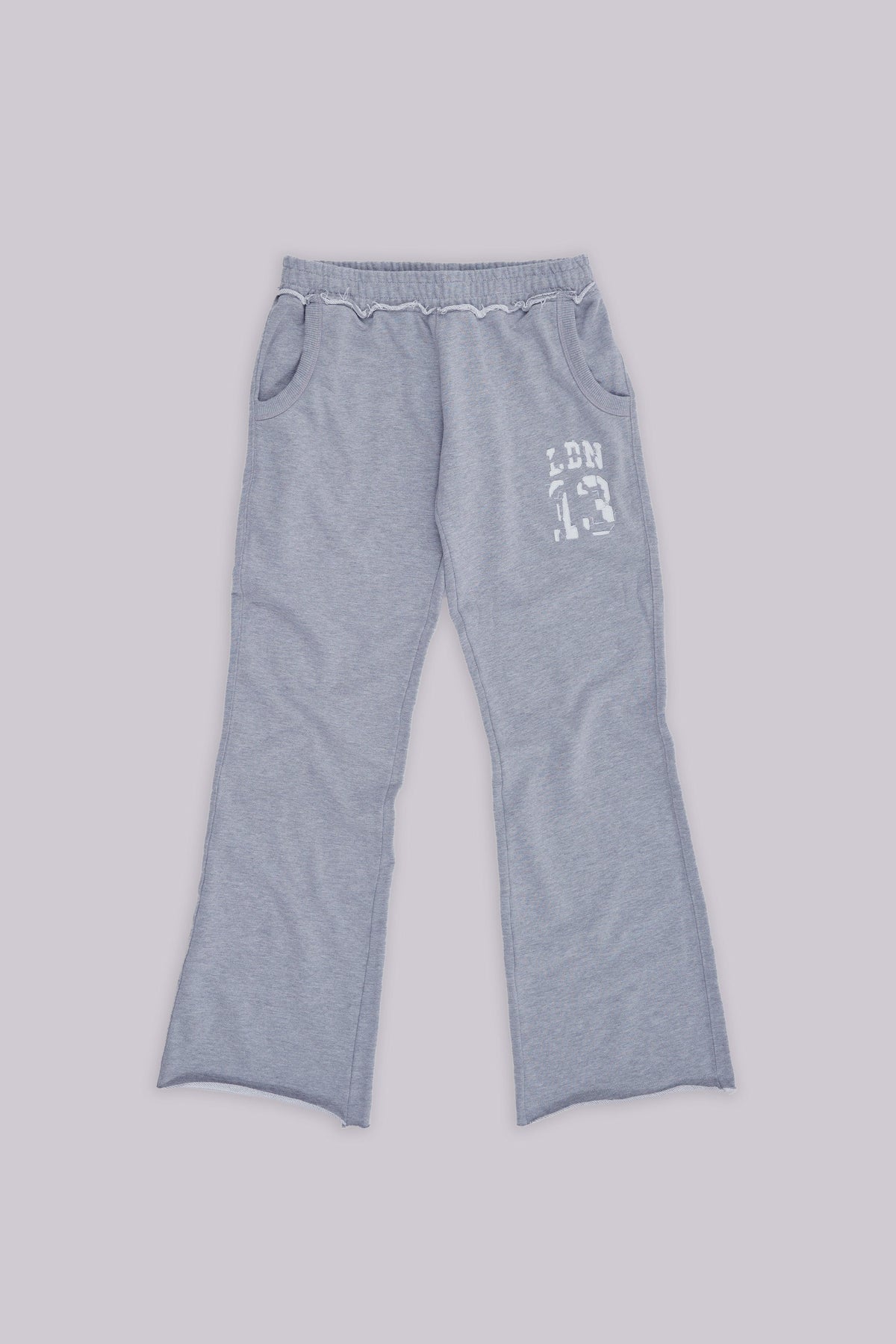 13 Grey Marl Bootcut Monster Joggers