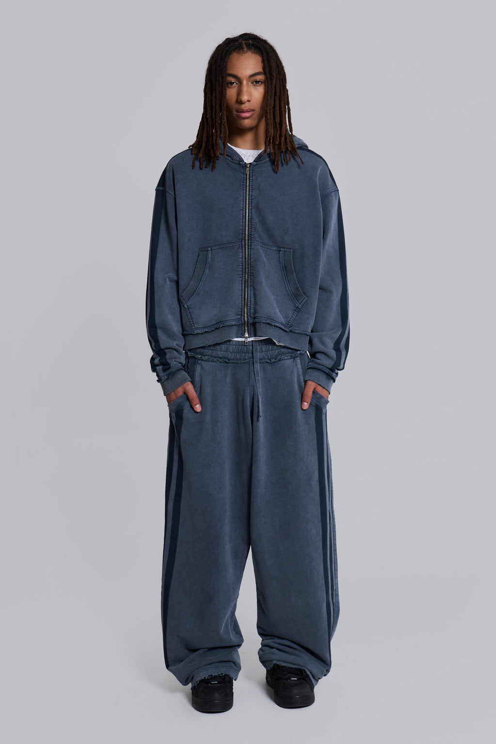 Sporty Baggy Monster Hoodie – Blue