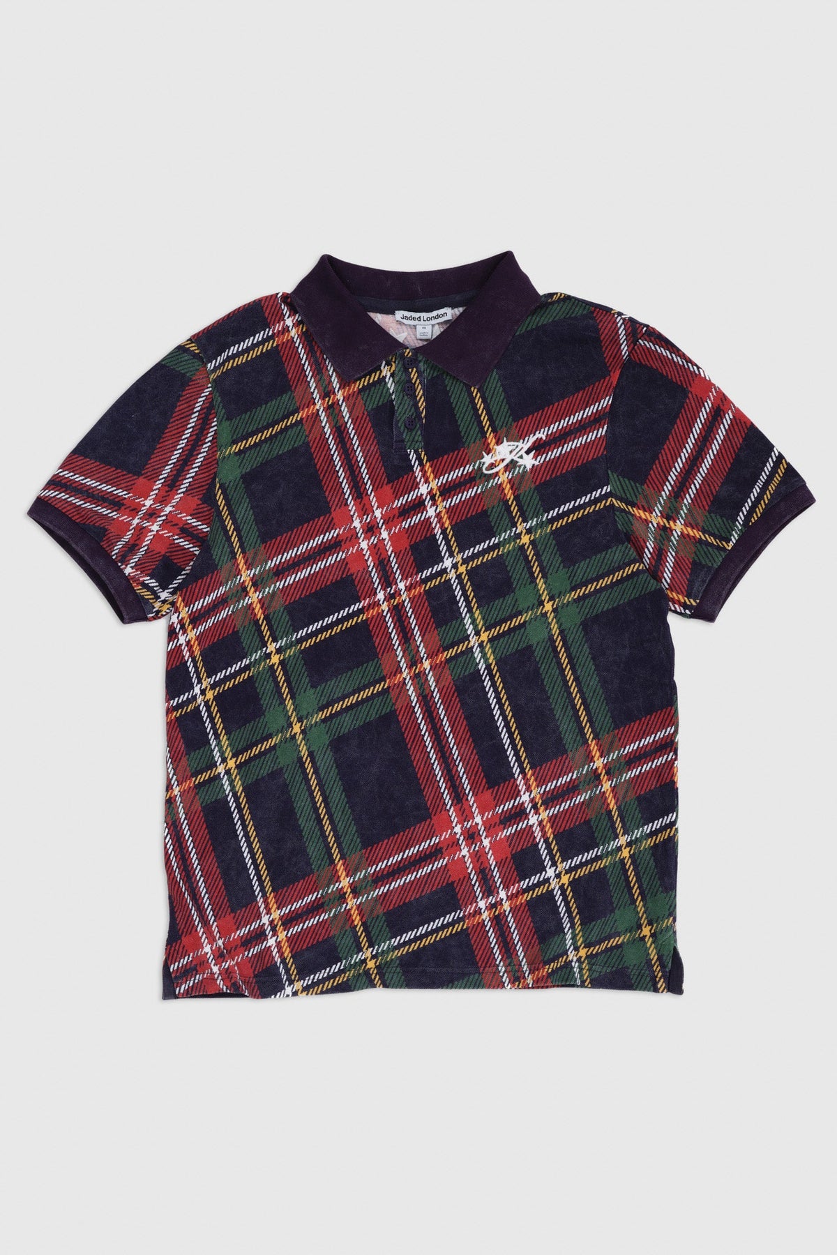 Navy Adrenaline Check Polo