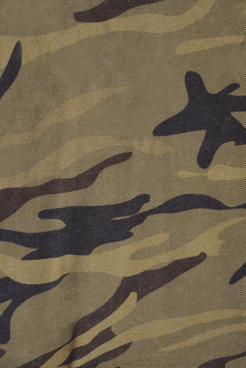 Washed Camo Polo Top
