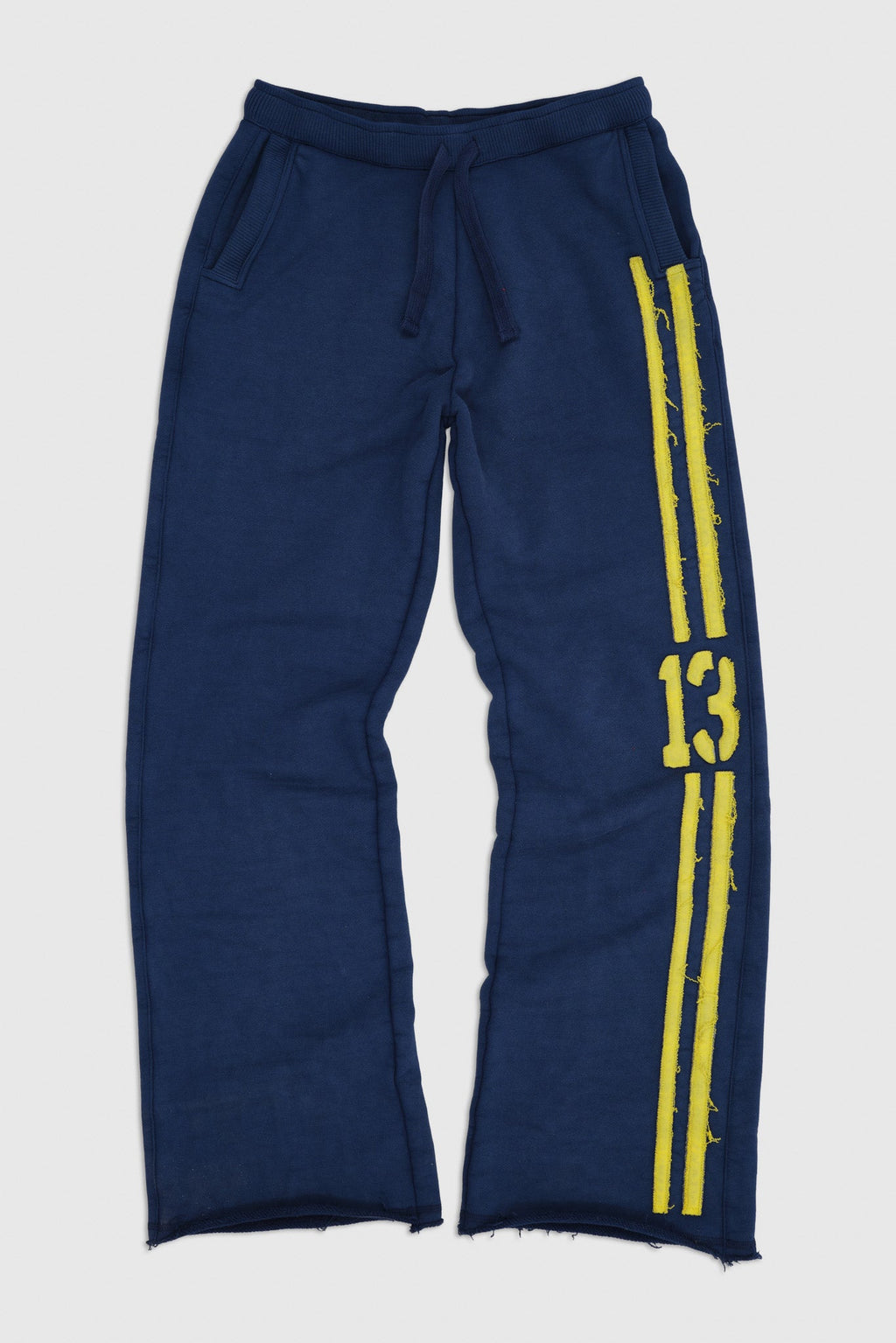 13 Stripe Straight Jogger in Navy