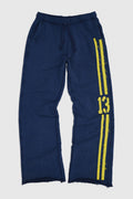 13 Stripe Straight Jogger in Navy
