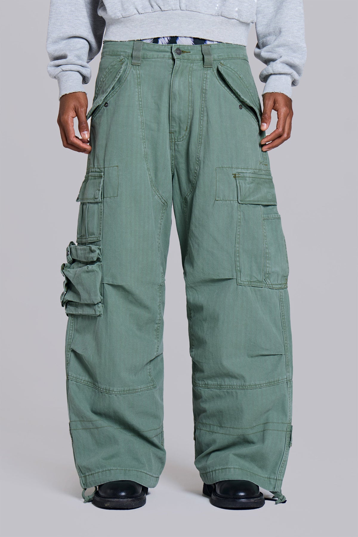 Utility Khaki Cargo Pants