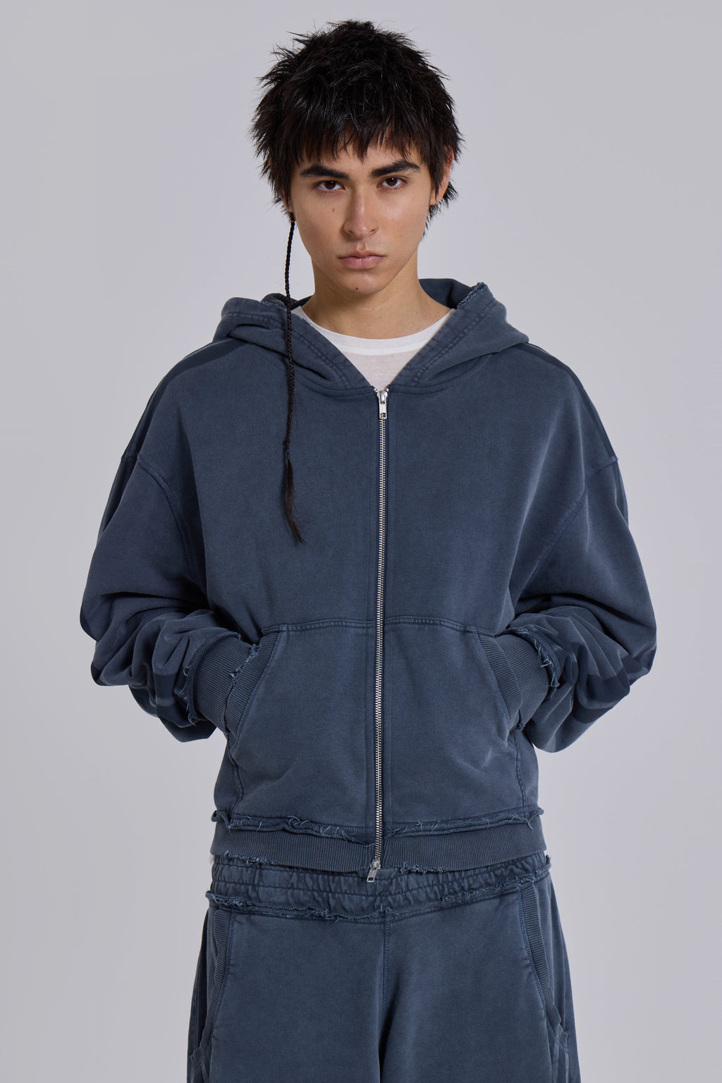 Sporty Baggy Monster Hoodie – Blue