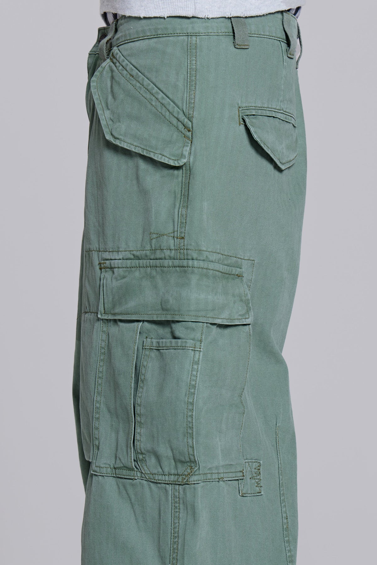 Utility Khaki Cargo Pants
