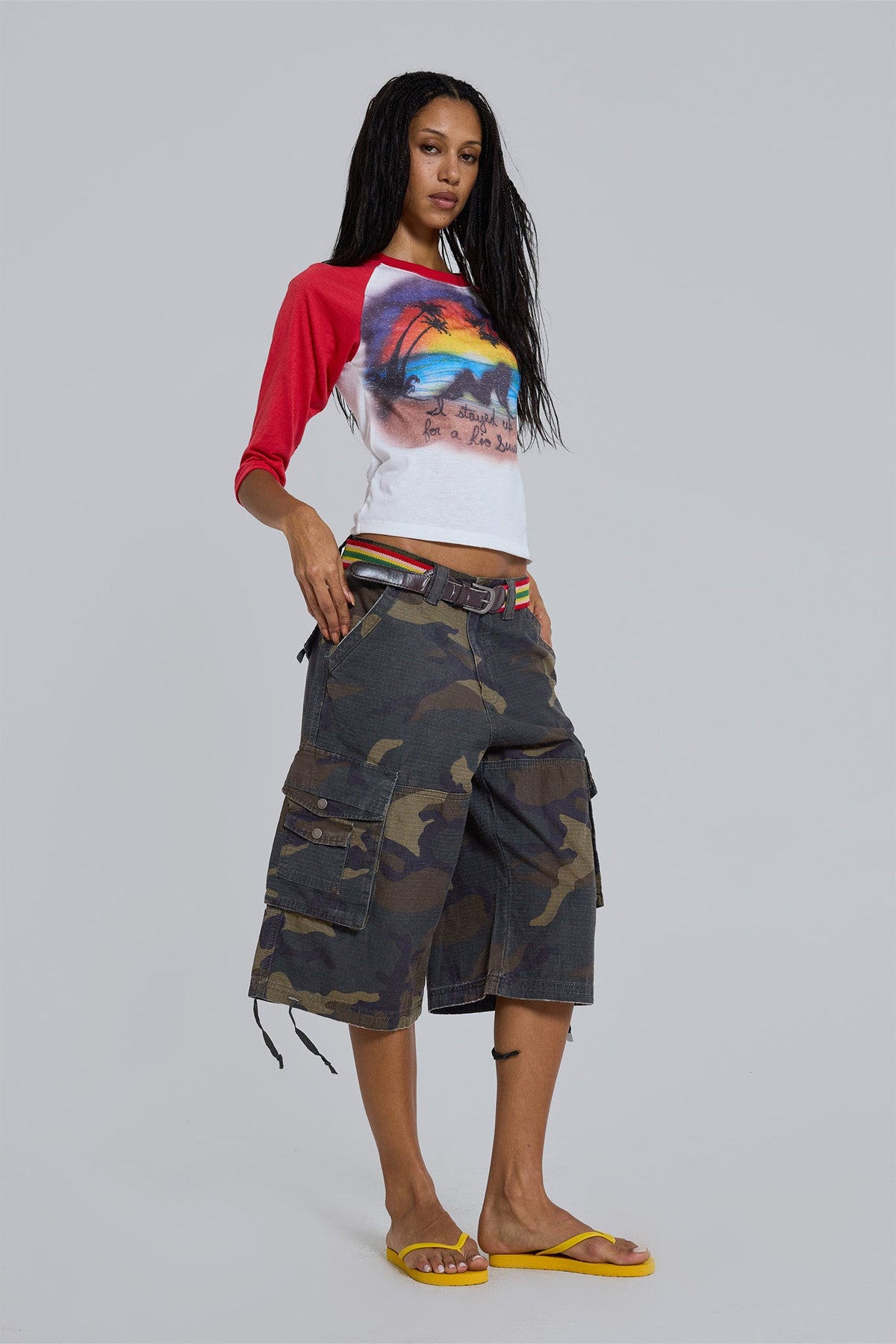 Shorts baggy Guerilla camuflaje