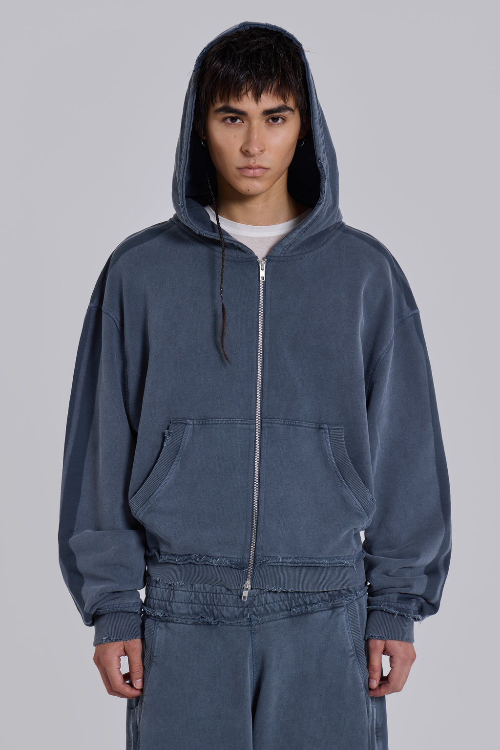 Sporty Baggy Monster Hoodie – Blue
